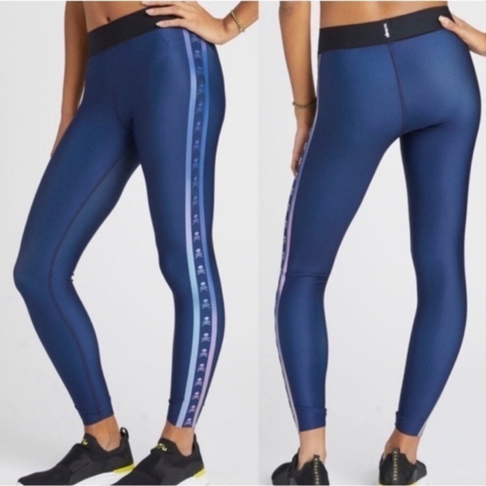 Ultracor x Soul Cycle Skull Soul Cycle Double Stripe Leggings